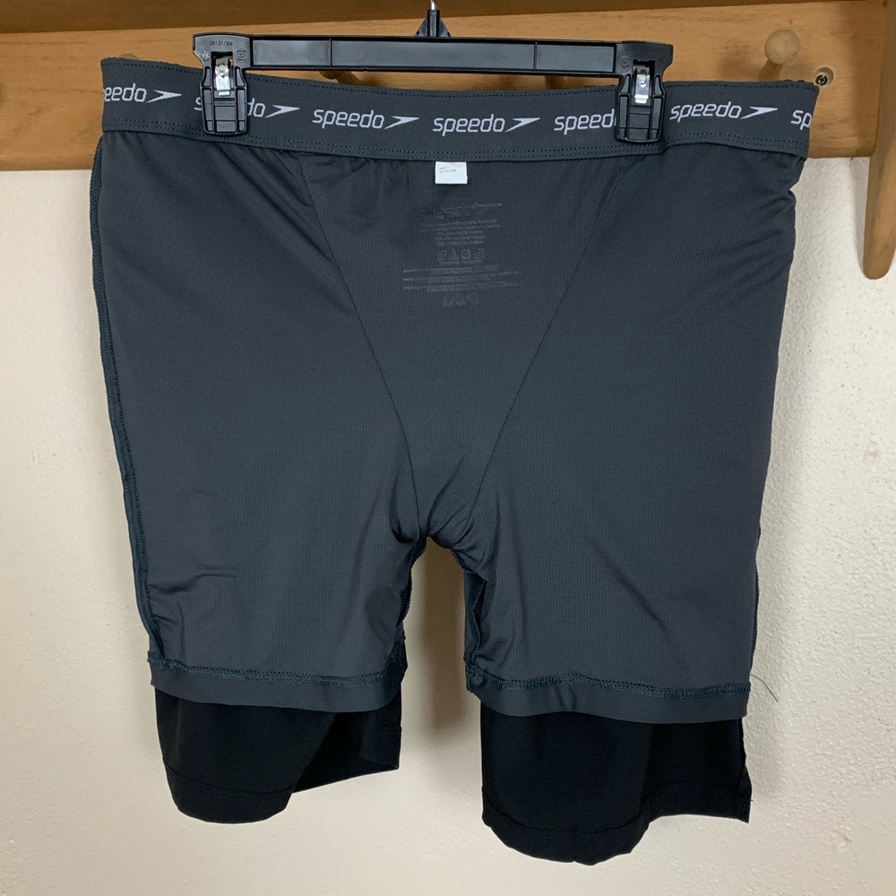 Speedo Black Volley Swim Shorts/Trunks Large NWT - Picture 4 of 6